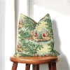 Antique French Toile de Jouy Pillow Cover