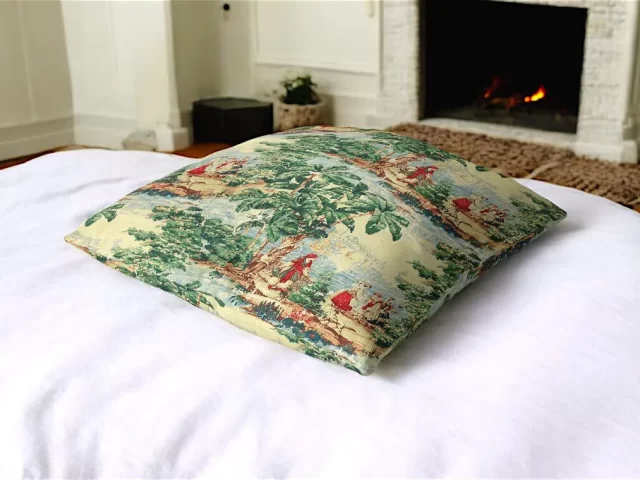 Antique French Toile de Jouy Pillow Cover