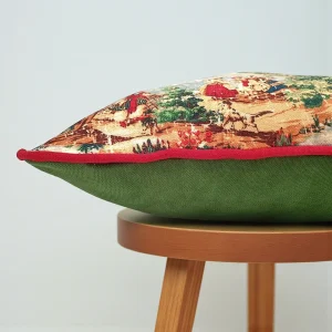 Antique French Toile de Jouy Pillow Cover