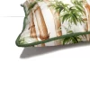 Bamboo Leaf Print Pillow Cover