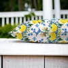 Baroque Damask Lemons Print Pillow Cover