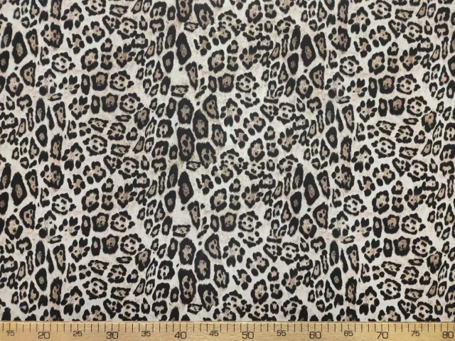 Beige Leopard Fabric