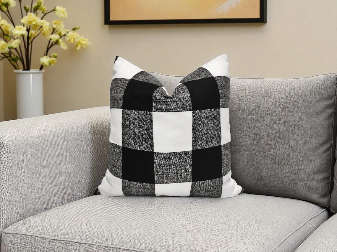 Big Buffalo Check Gingham Pillow Cover