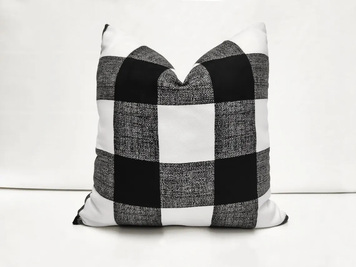Big Buffalo Check Gingham Pillow Cover