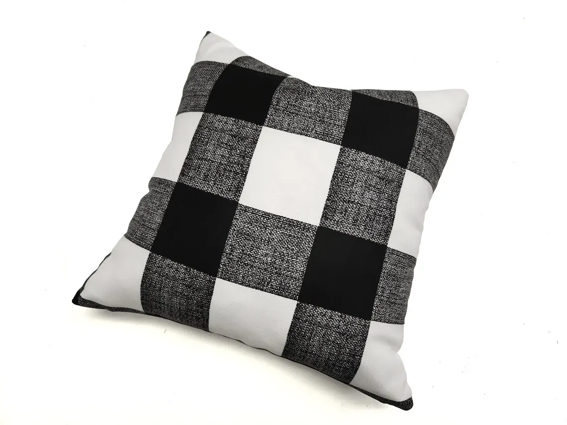 Big Buffalo Check Gingham Pillow Cover