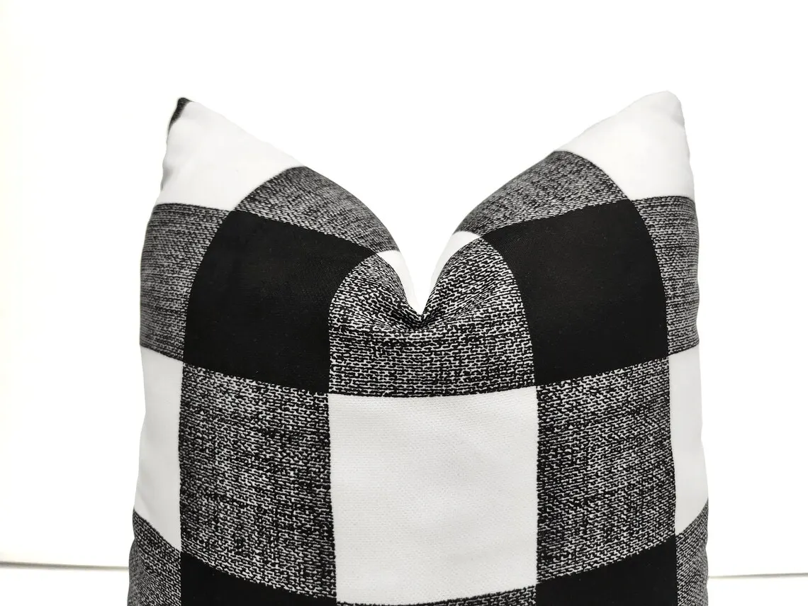 Big Buffalo Check Gingham Pillow Cover