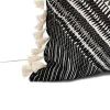 Black Aztec Tassel Pillow Cover