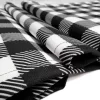 Black and White Gingham Table Runner
