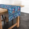 Blue Bohemian Kilim Table Runner