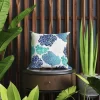 Blue Nautical Coral Reef Pillow Cover