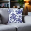 Blue Toile de Jouy Pillow Cover