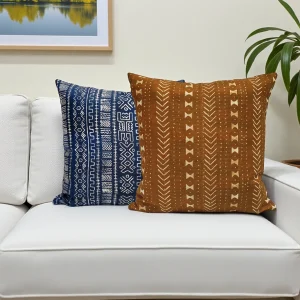 Bohemian Mudcloth Print Pillow Covers