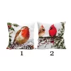 Christmas Bird Pillow Covers