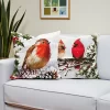 Christmas Bird Pillow Covers