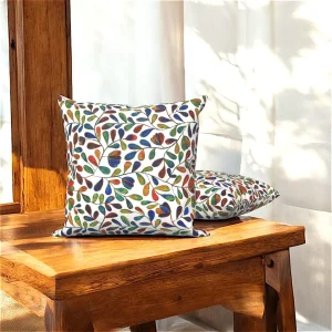 Colorful Autumn Leaves Pillow Cover