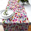 Colorful Mexican Otomi Table Runner