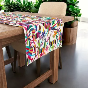 Runner da tavola Otomi colorato
