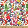 Colorful Vibrant Polish Floral Fabric