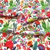 Colorful Vibrant Polish Floral Fabric