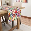 Colorful Vibrant Polish Floral Table Runner
