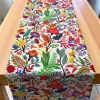 Colorful Vibrant Polish Floral Table Runner