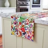 Colorful Vibrant Polish Floral Table Runner