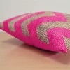 Fuchsia Chevron Print Pillow Cover