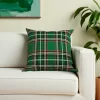 Green Stewart Tartan Plaid Pillow Cover