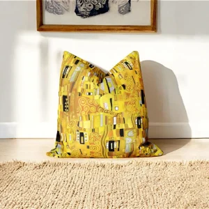 Gustav Klimt the Kiss Pillow Cover