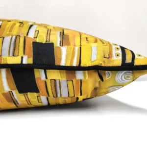 Gustav Klimt the Kiss Piped Pillow Cover