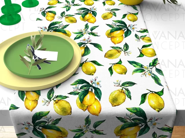 Lemon Blossom Table Runner