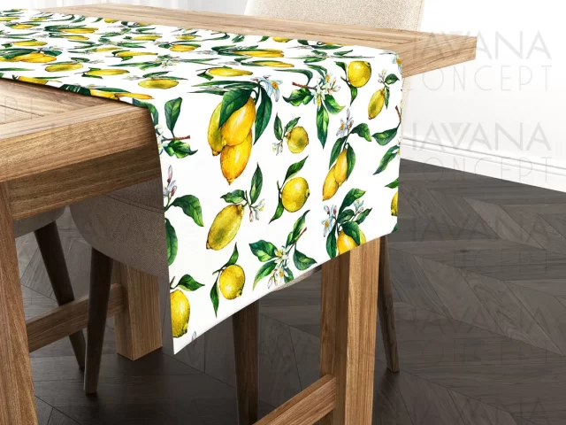 Lemon Blossom Table Runner