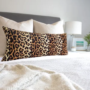 Leopard Print Lumbar Pillow Cover