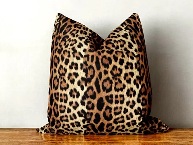 Leopard Print Pillow Cover
