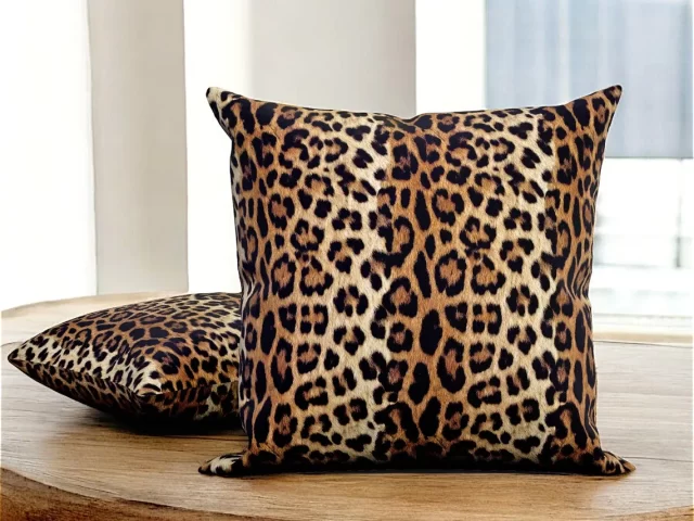 Leopard Print Pillow Cover