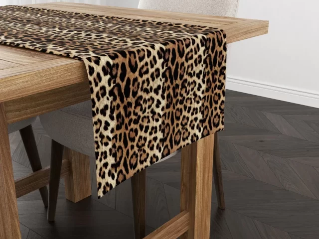 Leopard Print Table Runner