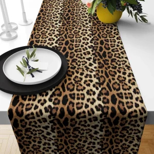 Leopard Print Table Runner