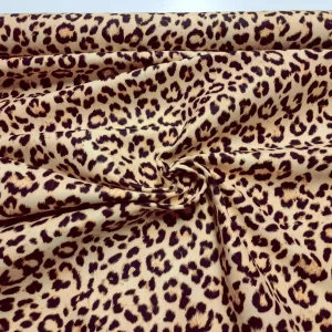 Light Beige Leopard Fabric
