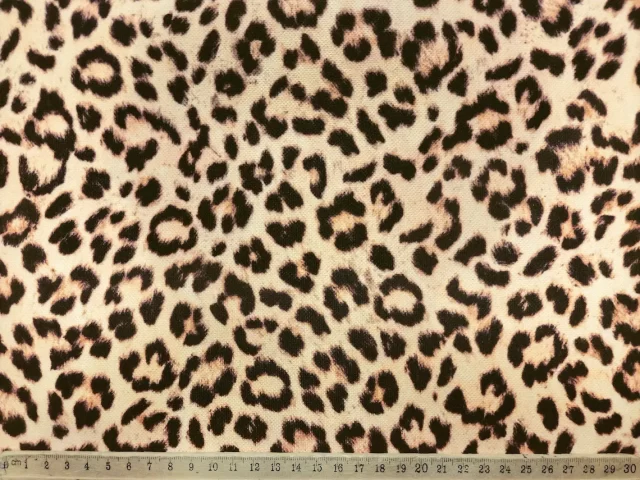 Light Beige Leopard Fabric