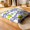 Majolica Lemon Branch Print Pillow Cover