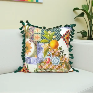 Marrakech Art Print Moroccan Tiles Pillow Cover