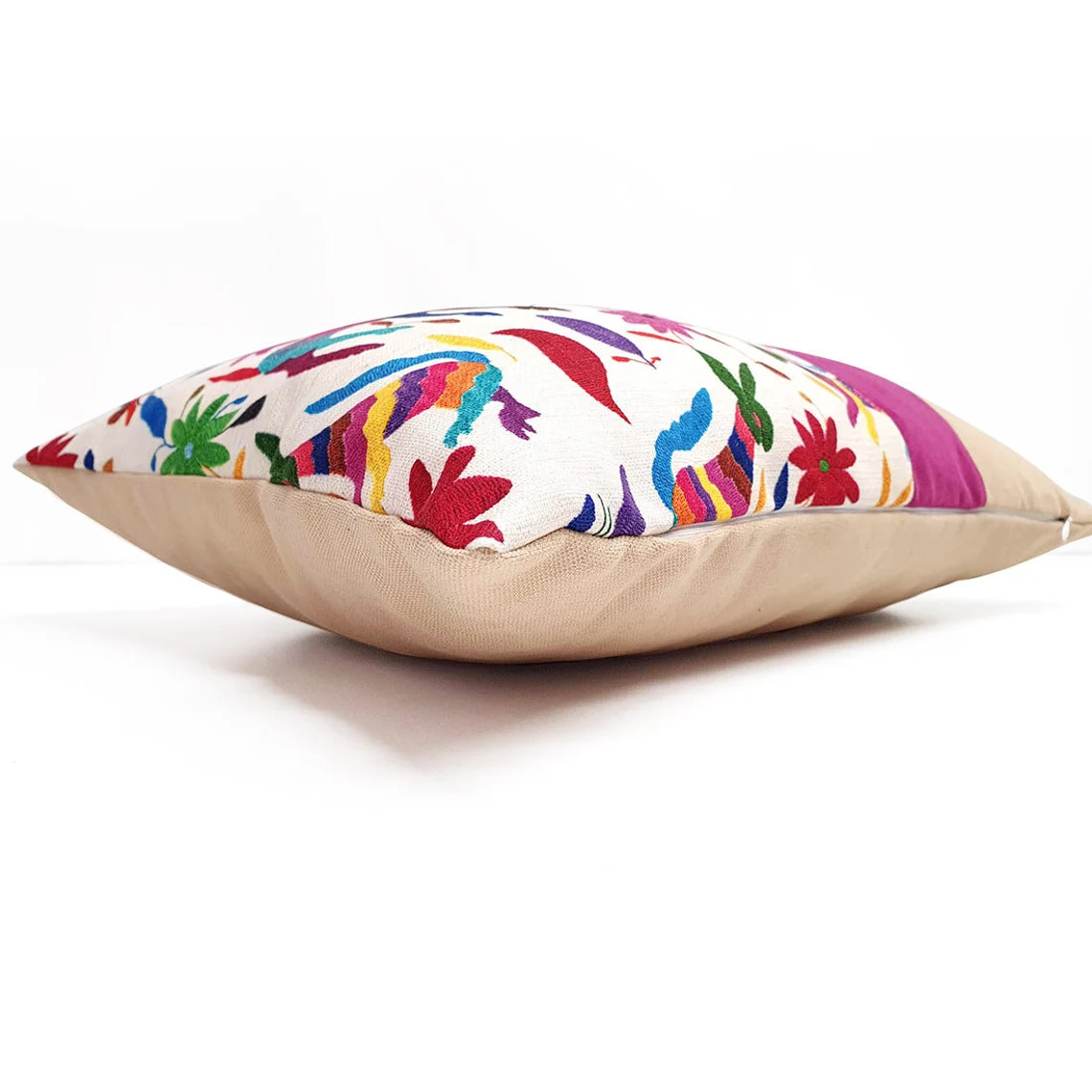 Mexican Otomi Colorblock Pillow Cover