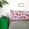 Mexican Otomi Print Lumbar Pillow Cover