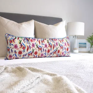 Mexican Otomi Print Lumbar Pillow Cover