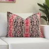 Native American Tribal Ruffled Pillow Cover