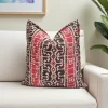 Native American Tribal Ruffled Pillow Cover