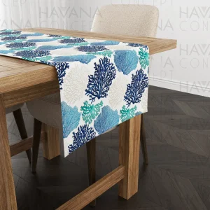 Nautical Coral Reef Table Runner