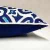 Navy Blue Damask Marine Pillow Cover