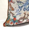 Nile River Animals Piped Pillow Cover