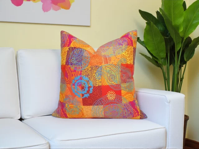 Paisley Mandala Print Pillow Cover